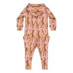 Teddy Bear Jumpsuit | Warm Pink Haalari / Jumpsuit You Make Me Happy