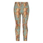 Teddy Bear Leggings | Spruce Green Housut You Make Me Happy