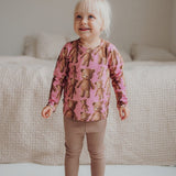 Teddy Bear -Paita | Warm Pink Pitkähihainen paita Metsola