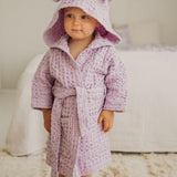 Teddy -Lasten Kylpytakki | Icy Lilac Kylpytakki Under the Same Moon Home