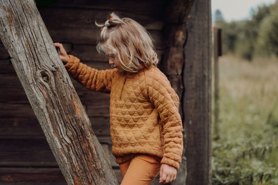 TEXTURED PULLOVER | PEANUT Paita Kings of the Forest