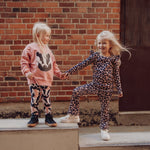 Tinies Rib Flare -Housut | Dusty Rose Housut You and Me