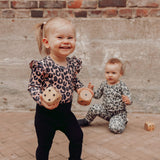 Tinies Rib Frilla -Body | Dusty Rose Body You and Me