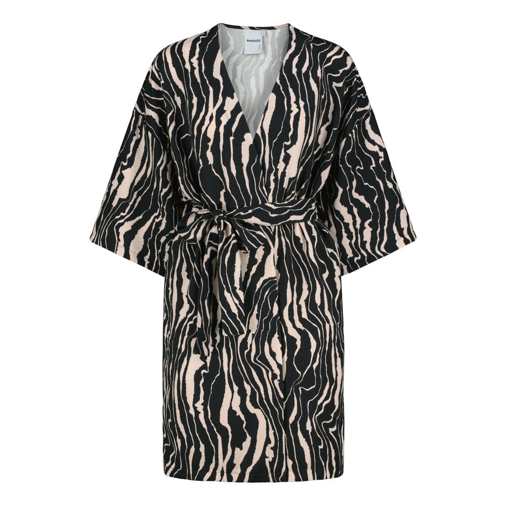 Traces Long Kimono Jacket | Licorice Aikuisten paita Metsola