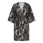 Traces Long Kimono Jacket | Licorice Aikuisten paita Metsola