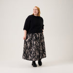Traces Pleated Skirt -Hame | Licorice Aikuisten hame Metsola