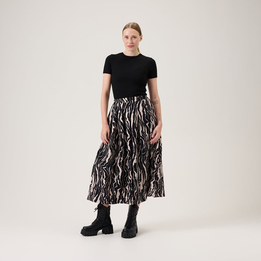 Traces Pleated Skirt -Hame | Licorice Aikuisten hame Metsola