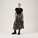 Traces Pleated Skirt -Hame | Licorice Aikuisten hame Metsola