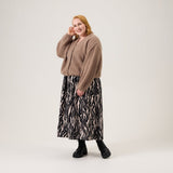 Traces Pleated Skirt -Hame | Licorice Aikuisten hame Metsola