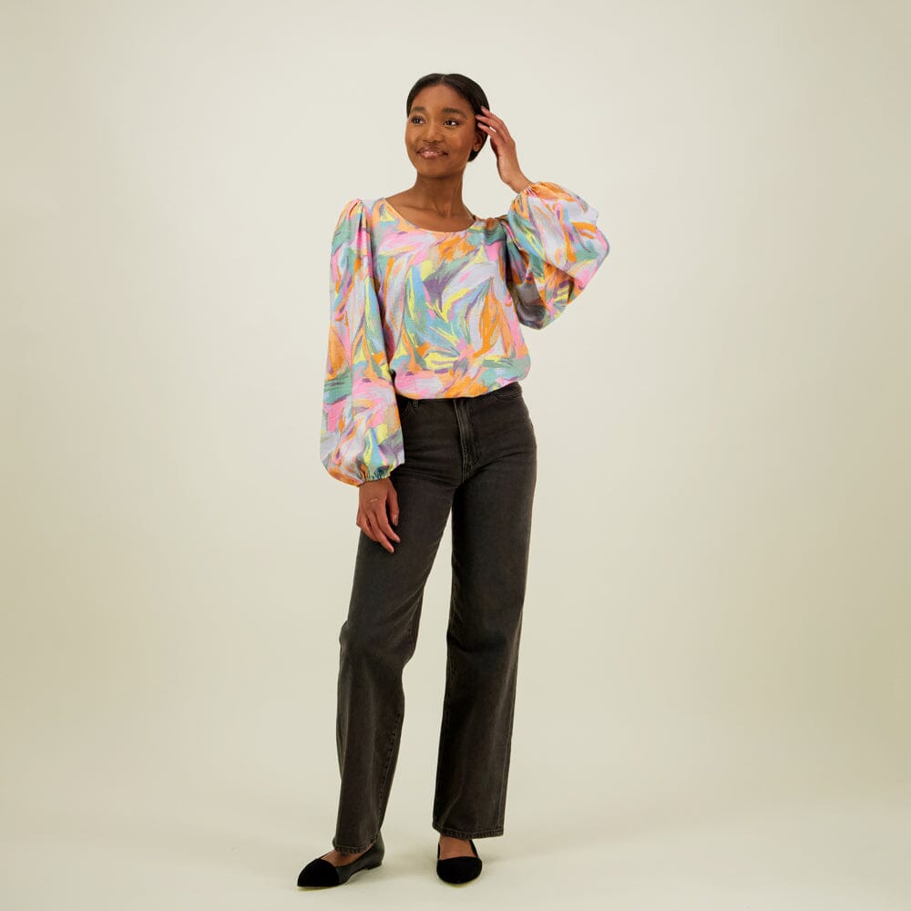Utopy Volume Sleeve Blouse -Paita Aikuisten paita Can't Stop Dreaming