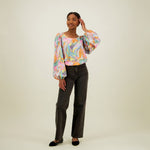 Utopy Volume Sleeve Blouse -Paita Aikuisten paita Can't Stop Dreaming