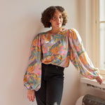 Utopy Volume Sleeve Blouse -Paita Aikuisten paita Can't Stop Dreaming