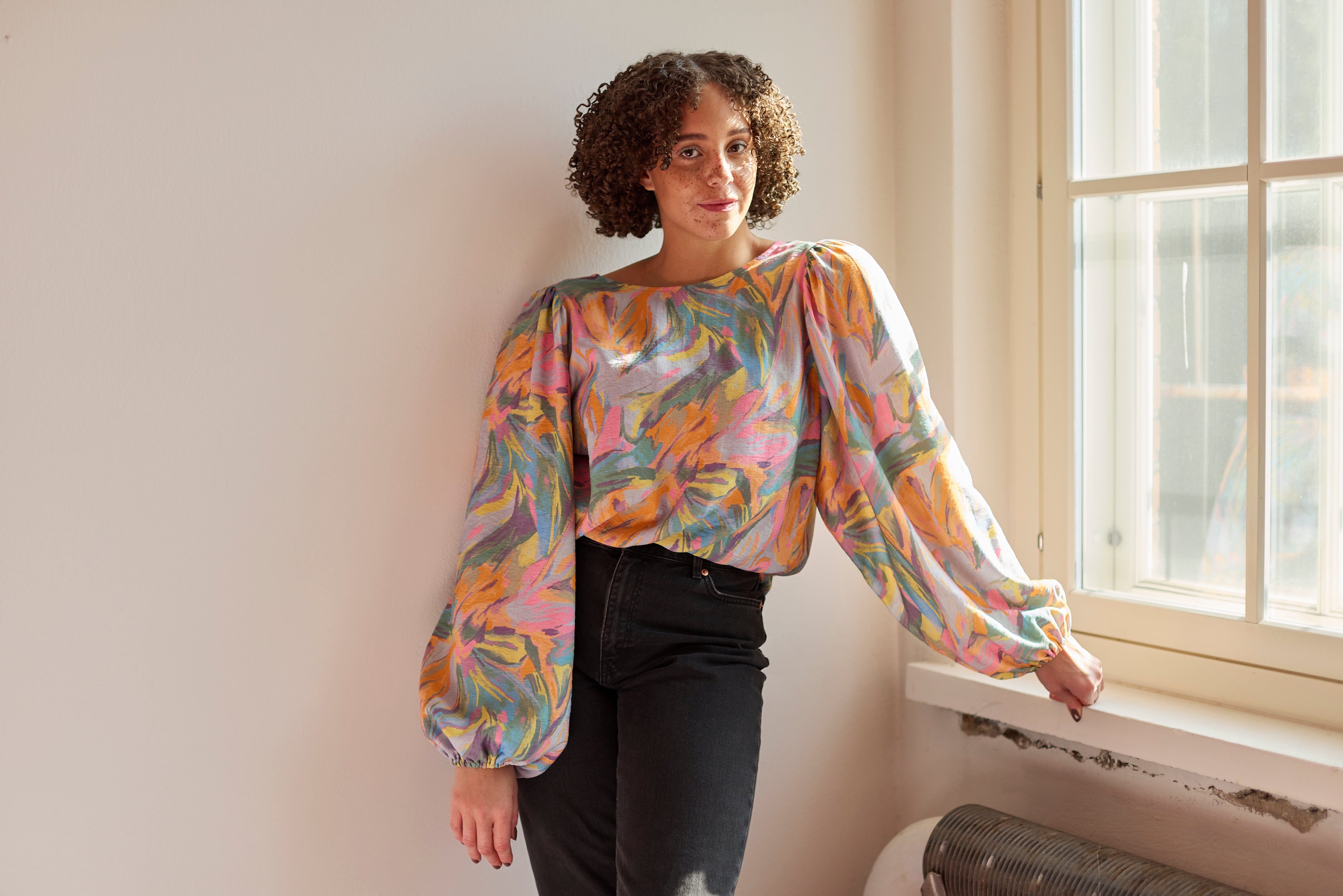 Utopy Volume Sleeve Blouse -Paita Aikuisten paita Can't Stop Dreaming