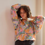 Utopy Volume Sleeve Blouse -Paita Aikuisten paita Can't Stop Dreaming