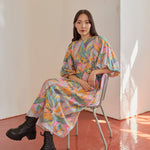 Utopy Volume Sleeve Midi Dress -Mekko Aikuisten mekko Can't Stop Dreaming