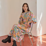 Utopy Volume Sleeve Midi Dress -Mekko Aikuisten mekko Can't Stop Dreaming