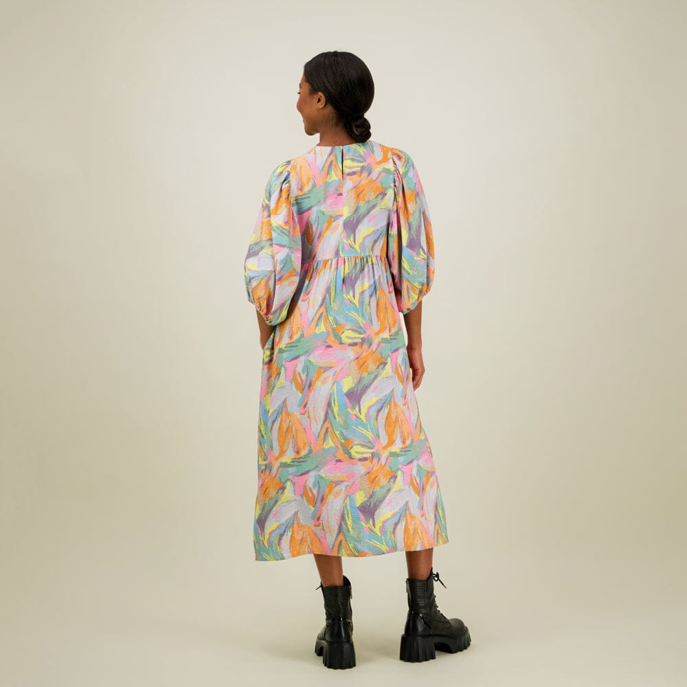 Utopy Volume Sleeve Midi Dress -Mekko Aikuisten mekko Can't Stop Dreaming