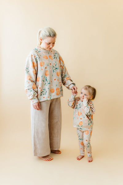 VELOUR CULOTTES -HOUSUT NAISILLE | SAND Housut Mother's day