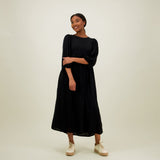 Volume Sleeve Midi Dress -Mekko | Licorice Aikuisten mekko Can't Stop Dreaming