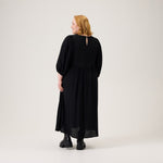 Volume Sleeve Midi Dress -Mekko | Licorice Aikuisten mekko Oh, Oui!