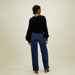 Voluminous Blouse -Paita | Licorice Aikuisten paita Can't Stop Dreaming