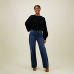 Voluminous Blouse -Paita | Licorice Aikuisten paita Can't Stop Dreaming