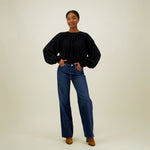 Voluminous Blouse -Paita | Licorice Aikuisten paita Can't Stop Dreaming