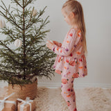 Whispers Peplum Shirt -Paita | Rosy Pitkähihainen paita Under the Same Moon