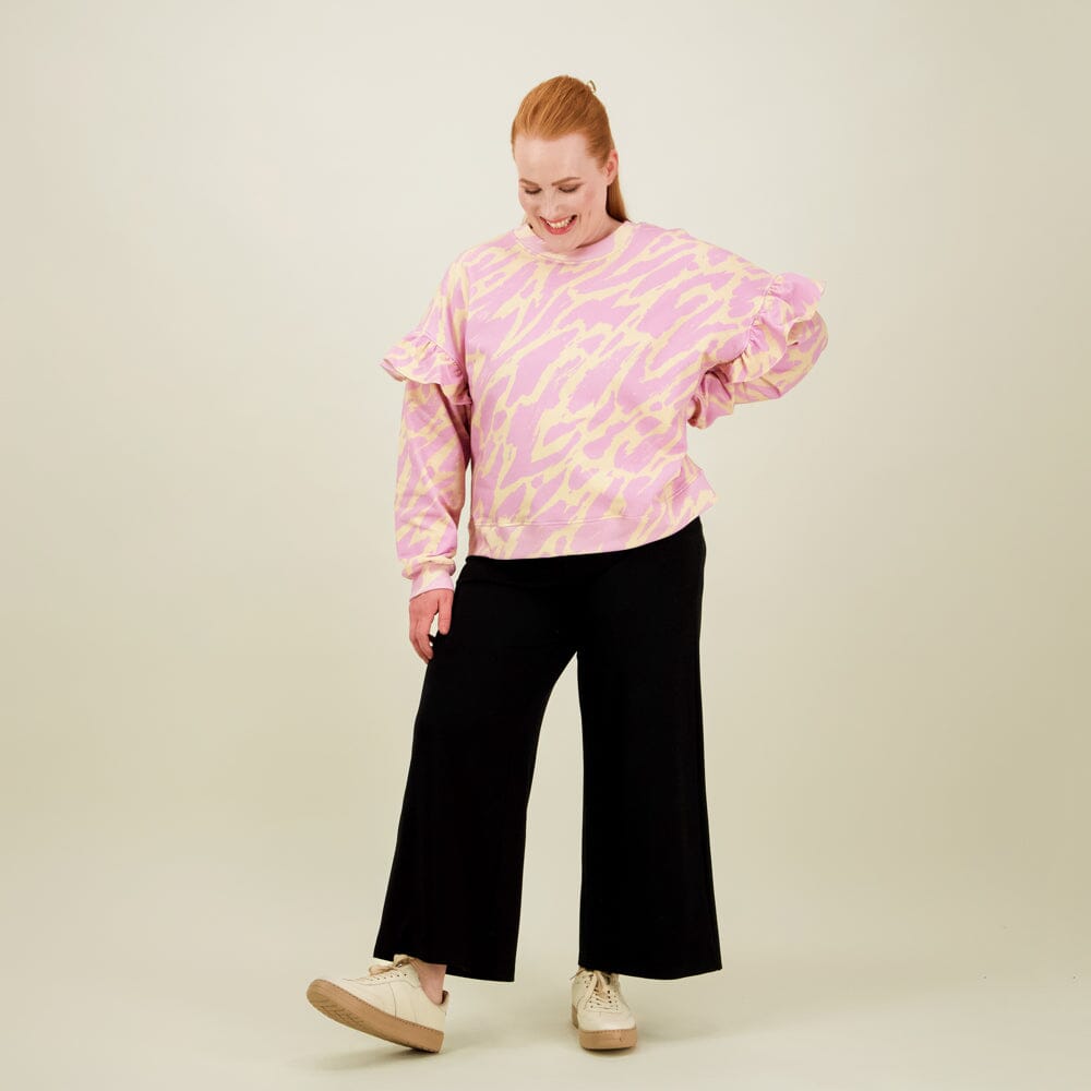 Wide Leg Culottes -Housut | Black Aikuisten housut Can't Stop Dreaming