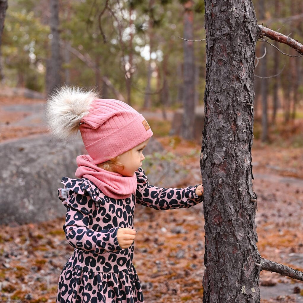 Wide Rib Beanie -Tupsupipo | Dusty Rose Pipo You and Me