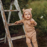 Wide Rib Bear Playsuit | Nougat Haalari/Jumpsuit Days Like These