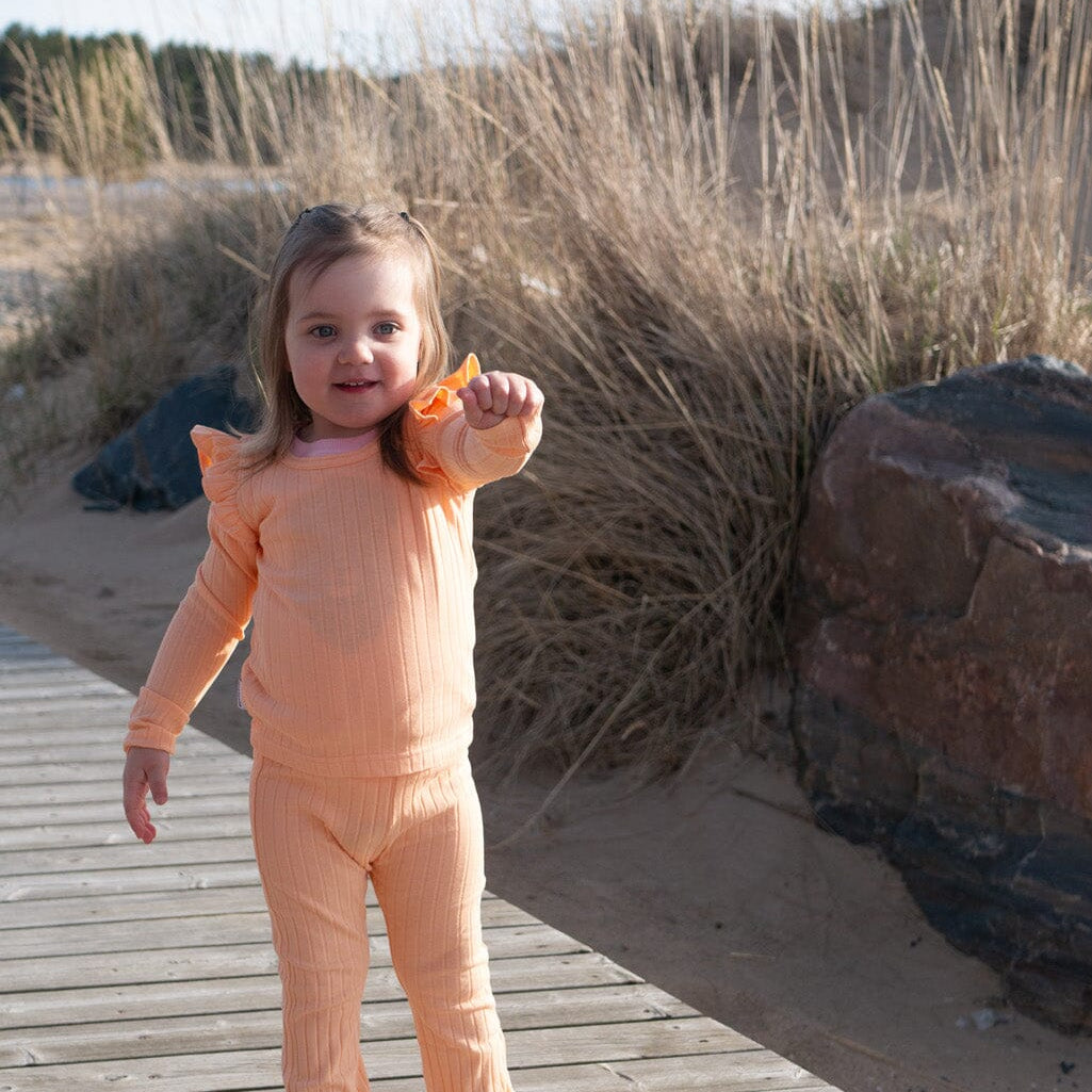 Wide Rib Flare -Housut | Peachy Housut Days Like These