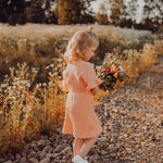 Wide Rib -Frilla Mekko | Peachy Mekko Dancing In The Sunshine