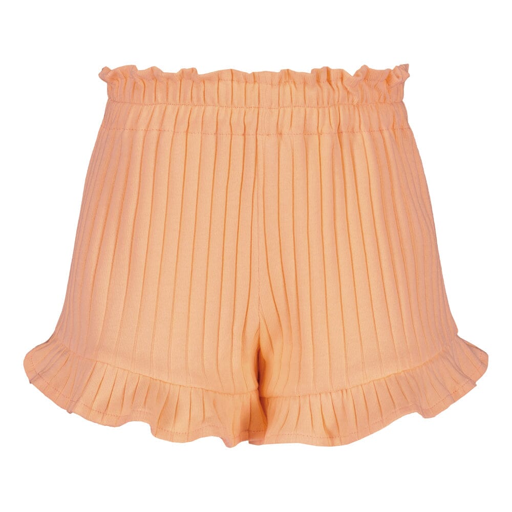 Wide Rib -Frilla Shortsit | Peachy Shortsit Dancing In The Sunshine