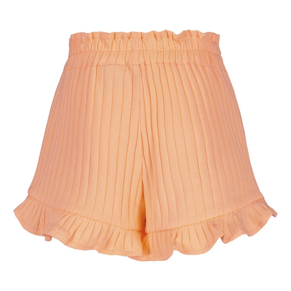 Wide Rib -Frilla Shortsit | Peachy Shortsit Dancing In The Sunshine