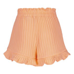 Wide Rib -Frilla Shortsit | Peachy Shortsit Dancing In The Sunshine