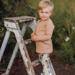 Wide Rib Shirt | Nougat Pitkähihainen paita Days Like These