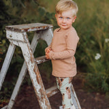 Wide Rib Shirt | Nougat Pitkähihainen paita Days Like These