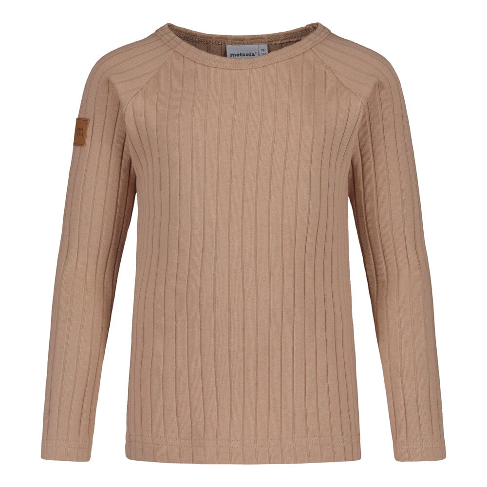 Wide Rib Shirt | Nougat Pitkähihainen paita Days Like These