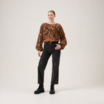 Wildie Volume Sleeve Blouse -Paita Aikuisten paita Metsola