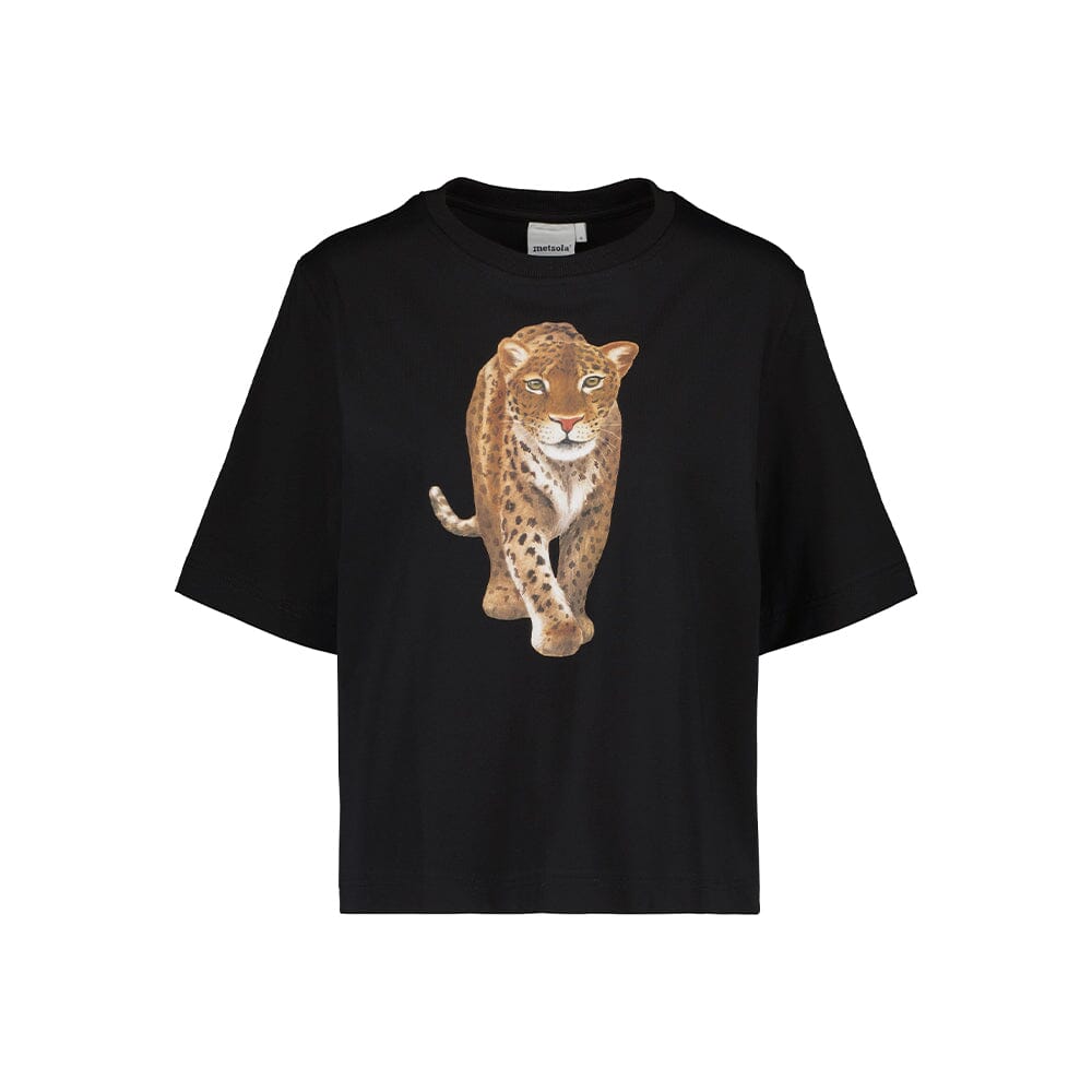 Women's Leopard -T-Paita | Licorice Aikuisten paita We are family