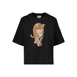 Women's Leopard -T-Paita | Licorice Aikuisten paita We are family