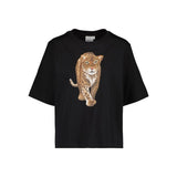 Women's Leopard -T-Paita | Licorice Aikuisten paita We are family