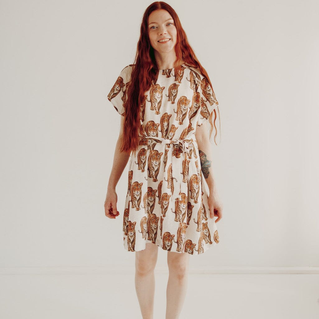 Women's Leopard Tunic Dress -Mekko | Milky Aikuisten mekko We are family