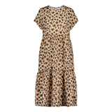 Women's Leopold Tiered Midi Dress -Mekko | Chocolate Aikuisten mekko We are family