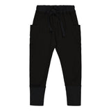 POCKET PANTS, BLACK Housut Metsola