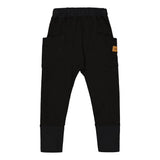 POCKET PANTS, BLACK Housut Metsola