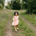 RIB FRILLA DRESS, PEONY Mekko Metsola